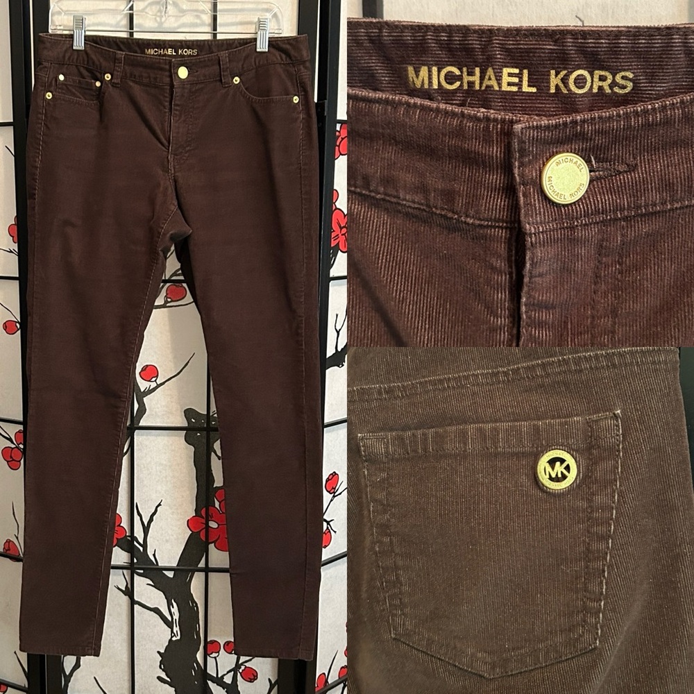 Michael Kors Brown Corduroy Pants